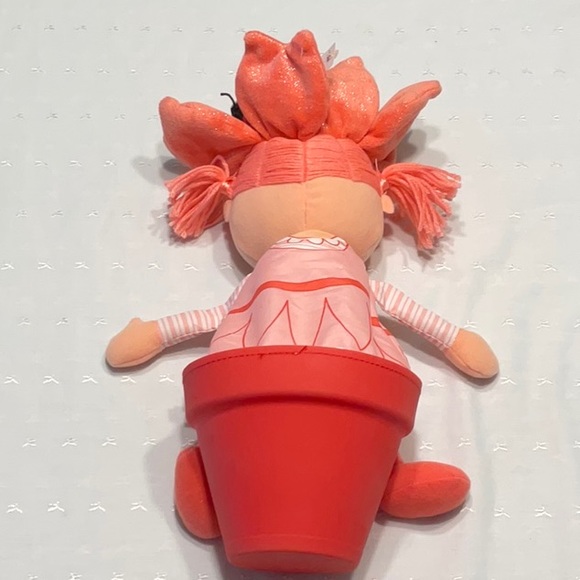 Best Flower Buds Cloth and Rubber Flower Pot with Girl Folds Down Inside - Picture 4 of 7